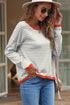 'Jolene' Striped Drop Shoulder T-Shirt - Celes Fashion
